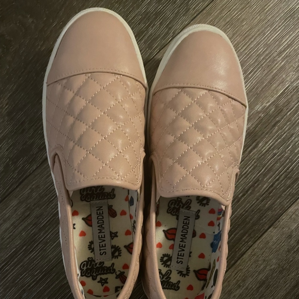 Pink Quilted Steve Madden Shoes Size 5